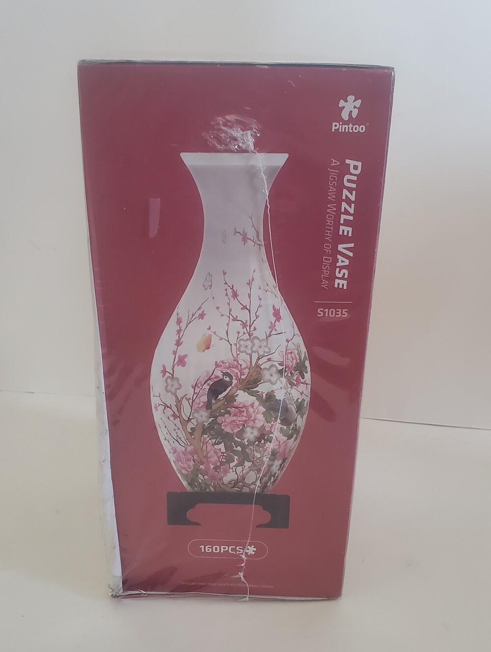 Pintoo 3D Puzzle Vase Flowers and Birds Sealed In Box